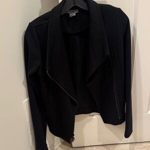 Vince Women's Black Moto Jacket